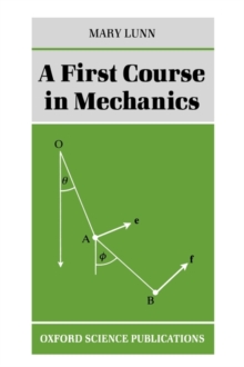 Image for A first course in mechanics