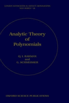 Analytic Theory of Polynomials