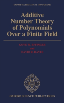 Additive Number Theory of Polynomials over a Finite Field