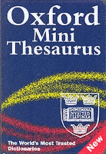 Image for Oxford Mini Thesaurus