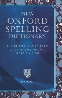 Image for New Oxford spelling dictionary