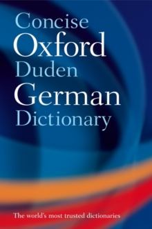 Image for Concise Oxford-Duden German dictionary  : German-English, English-German
