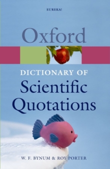Image for Oxford dictionary of scientific quotations