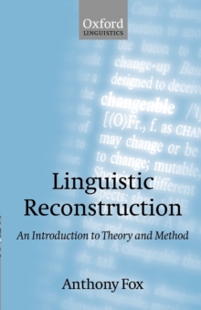 Image for Linguistic Reconstruction