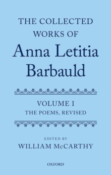 Image for The Collected Works of Anna Letitia Barbauld: Anna Letitia Barbauld: The Poems, Revised
