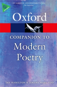 Image for The Oxford companion to modern poetry