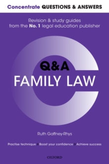 Image for Family law  : law Q&A revision and study guide
