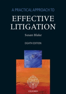 Image for A Practical Approach to Effective Litigation
