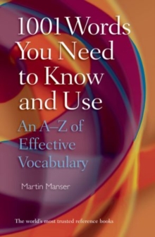 Image for 1001 words you need to know and use  : an A-Z of effective vocabulary