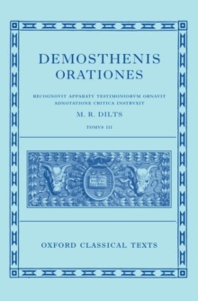 Image for Demosthenis Orationes III