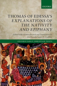 Image for Thomas of Edessa's Explanations of the Nativity and Epiphany