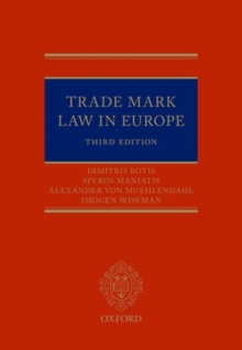 Image for Trade Mark Law in Europe 3e