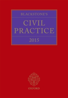 Image for Blackstone's civil practice 2015