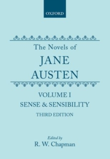 Image for The Novels of Jane Austen : Volume I: Sense and Sensibility