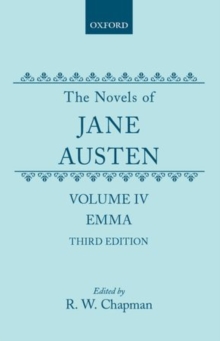 Image for The Novels of Jane Austen : Volume IV: Emma