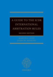 Image for A guide to the ICDR international arbitration rules
