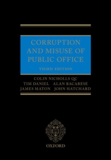 Corruption and Misuse of Public Office