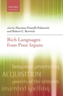 Image for Rich languages from poor inputs