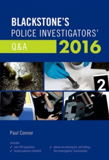 Image for Blackstone's Police Investigators' Q&A 2016