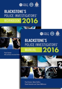 Image for Blackstone's Police Investigators' Manual and Workbook 2016