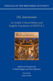 Image for On 'Astronomia'  : an Arabic critical edition and English translation of Epistle 3