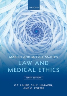 Image for Mason & McCall Smith's law & medical ethics