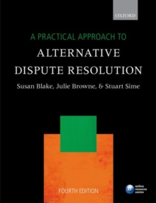 Image for A practical approach to alternative dispute resolution