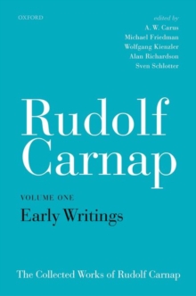 Image for Rudolf Carnap: Early Writings