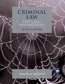 Image for Criminal law  : text, cases, and materials