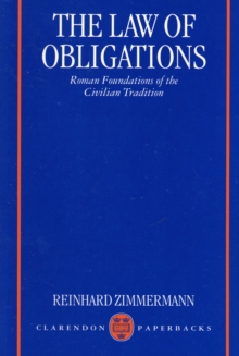 Image for The law of obligations  : Roman foundations of the civilian tradition