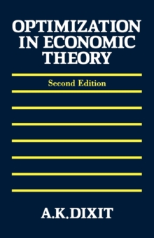 Optimization in Economic Theory