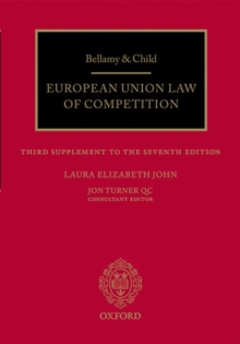Image for Bellamy & Child European Union Law of Competition