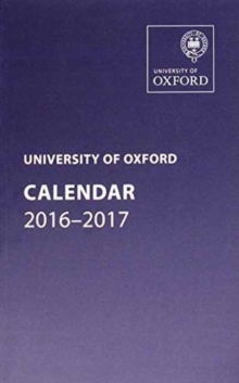 University of Oxford Calendar  2016-2017