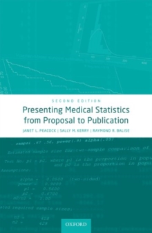 Image for Presenting medical statistics  : from proposal to publication