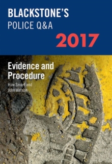 Image for Blackstone's Police Q&A: Evidence and Procedure 2017