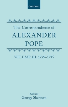 Correspondence of Alexander Pope