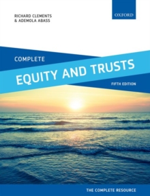Image for Complete equity and trusts  : text, cases, and materials