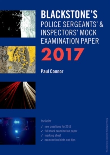 Image for Blackstone's police sergeants' & inspectors' mock examination paper 2017