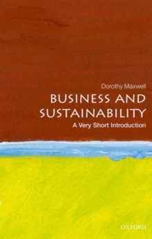 Image for Business and sustainability  : a very short introduction