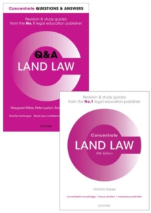 Image for Land Law Revision Pack 2017 : Law revision and study guide