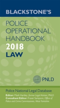 Image for Blackstone's police operational handbook 2018