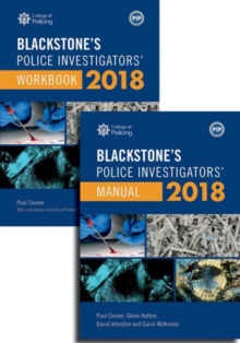 Image for Blackstone's Police Investigators' Manual and Workbook 2018