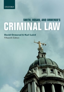 Image for Smith, Hogan, & Ormerod's criminal law