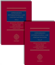 Image for Oppenheim's International Law: United Nations