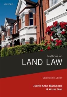 Image for Textbook on land law