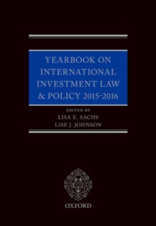 Yearbook on International Investment Law & Policy 2015-2016