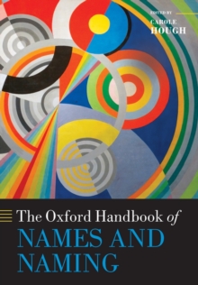 Oxford Handbook of Names and Naming