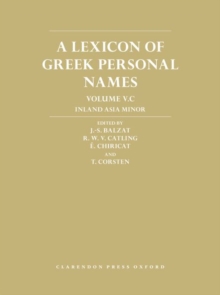 Lexicon of Greek Personal Names