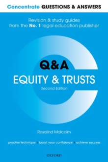 Image for Equity and trusts  : law Q&A revision and study guide