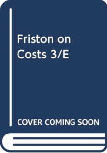 Image for FRISTON ON COSTS PRACTITIONER 3E PAPERBA